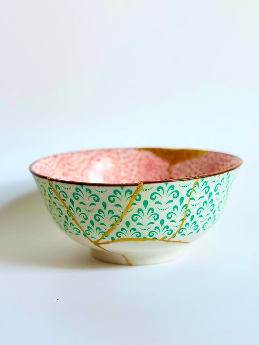 Taça duas camadas Kintsugi