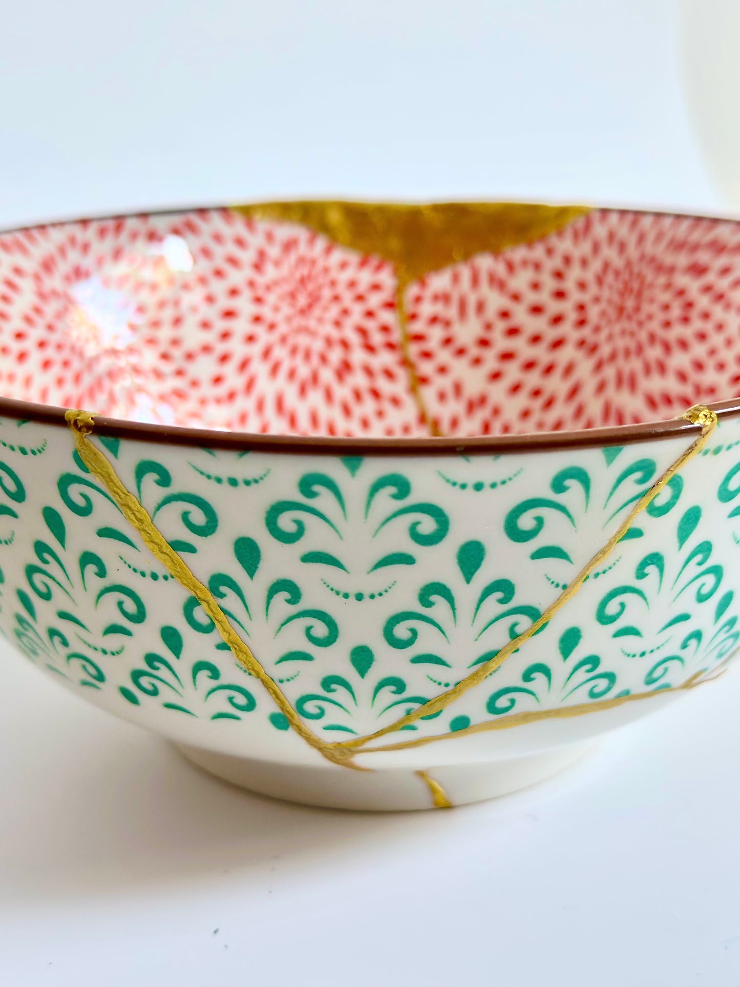 Taça duas camadas Kintsugi