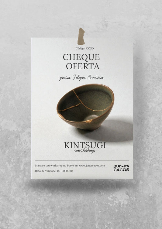 Cheque Oferta - Workshop Kintsugi Moderno