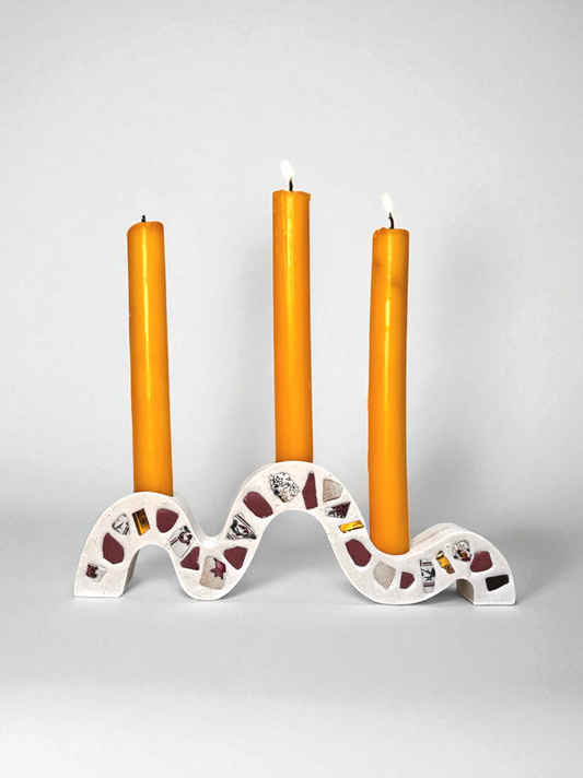 Suporte velas cacos